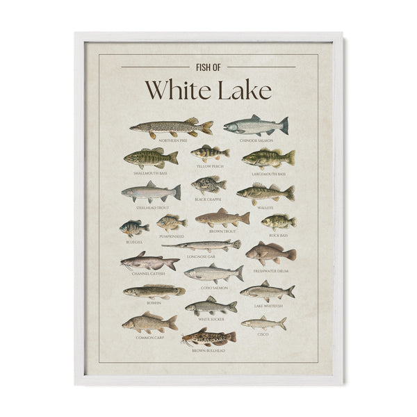 White Lake Print