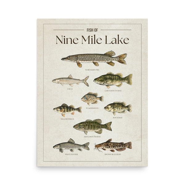 Nine Mile Lake Print