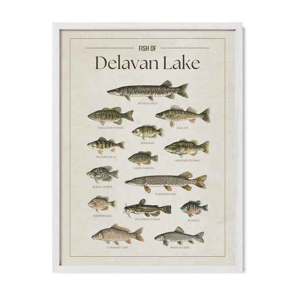 Delavan Lake Print