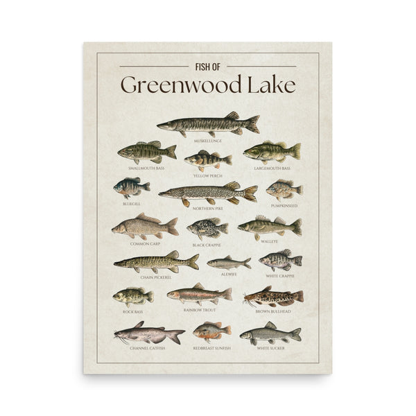 Greenwood Lake Print