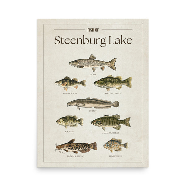 Steenburg Lake Print