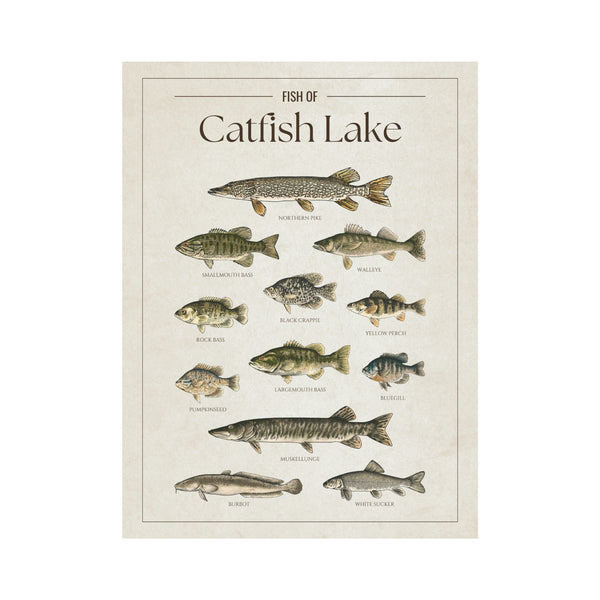 Catfish Lake Print