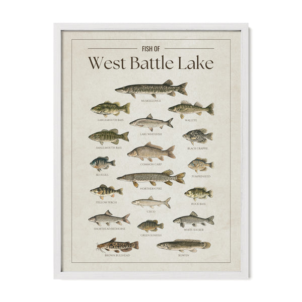 West Battle Lake Print