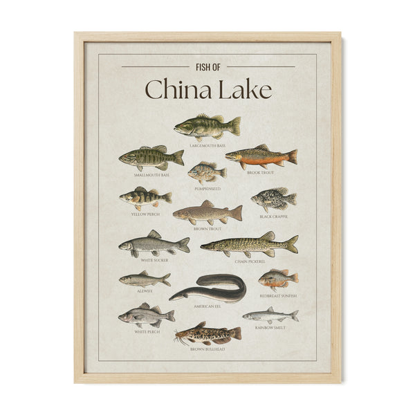 China Lake Print