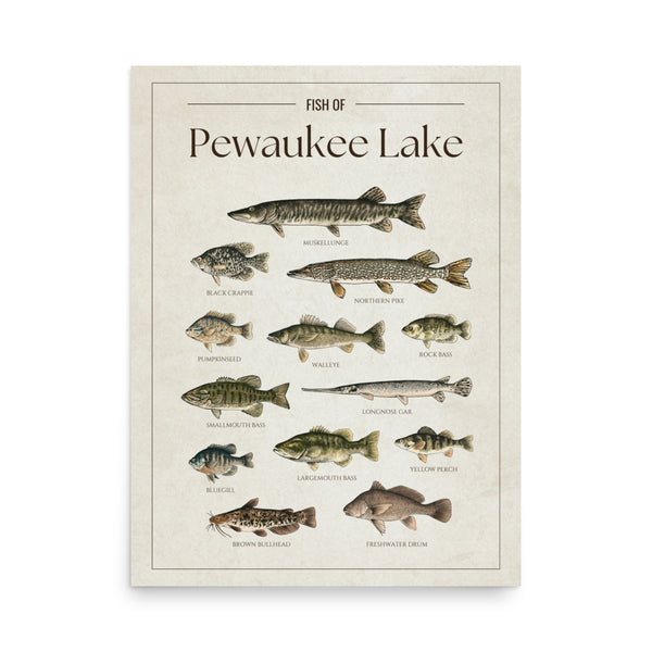 Pewaukee Lake Print