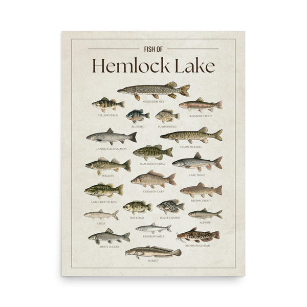 Hemlock Lake Print