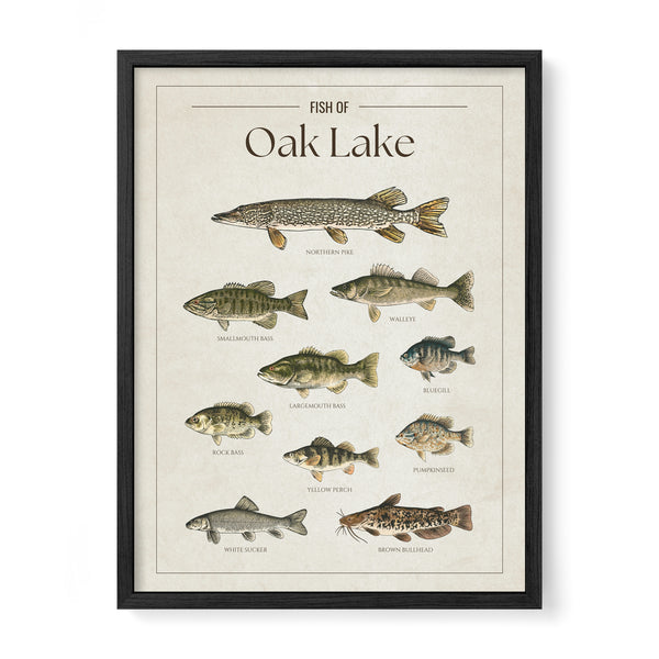 Oak Lake Print