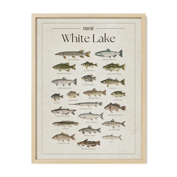 White Lake Print