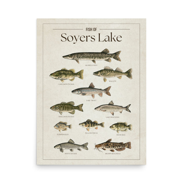 Soyers Lake Print