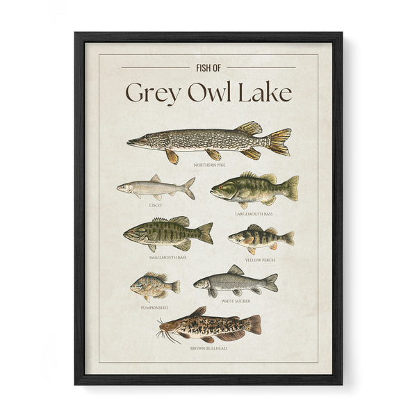 Grey Owl Lake Print