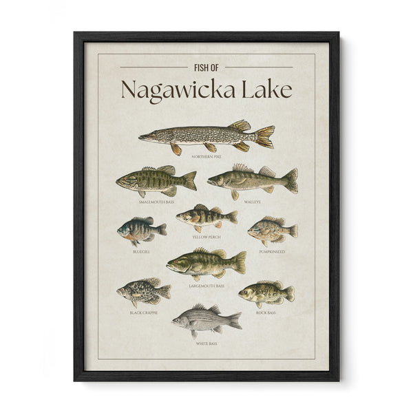 Nagawicka Lake Print