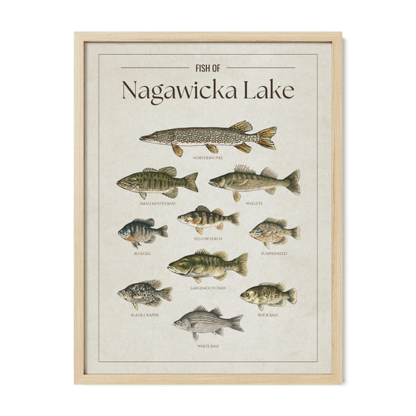 Nagawicka Lake Print