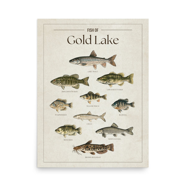 Gold Lake Print