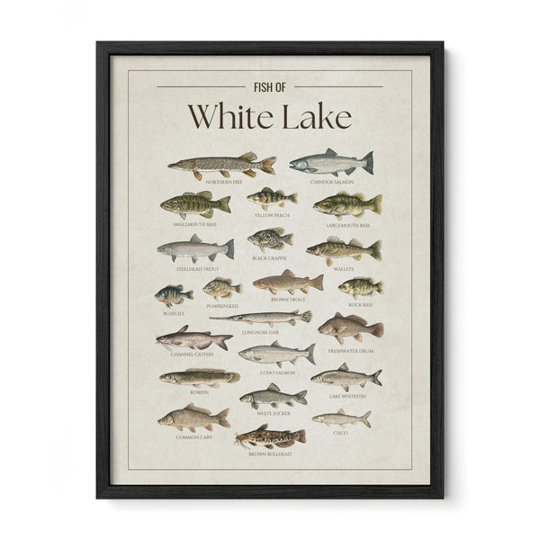 White Lake Print