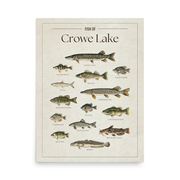 Crowe Lake Print