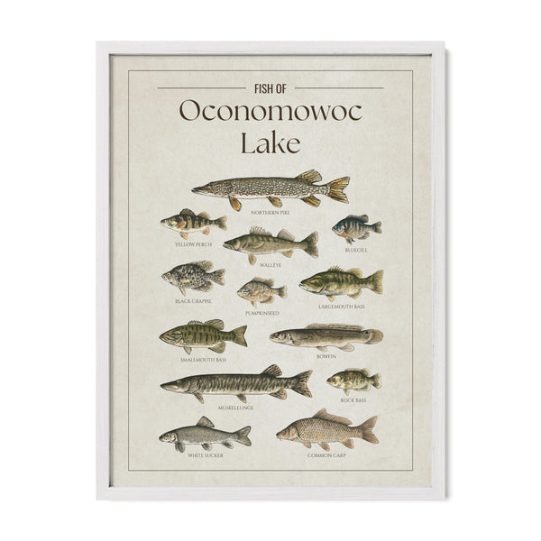 Oconomowoc Lake Print