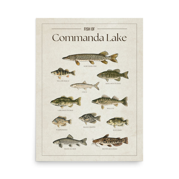 Commanda Lake Print