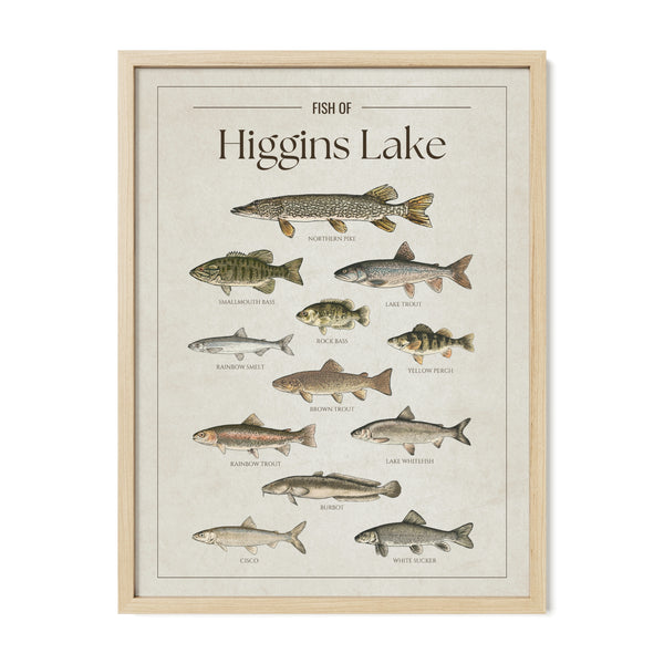 Higgins Lake Print
