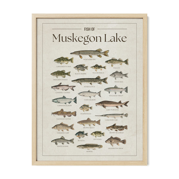 Muskegon Lake Print