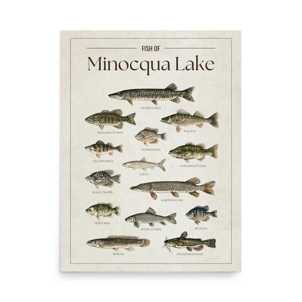 Minocqua Lake Print