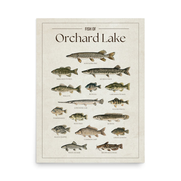 Orchard Lake Print