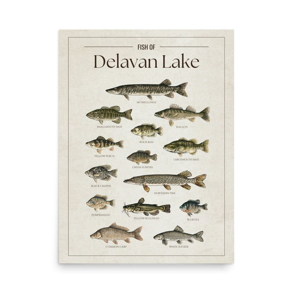 Delavan Lake Print