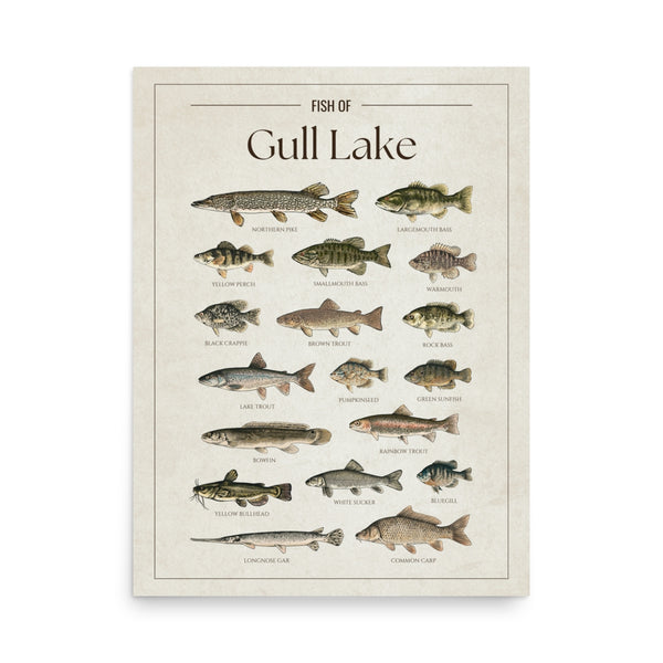Gull Lake (Michigan) Print