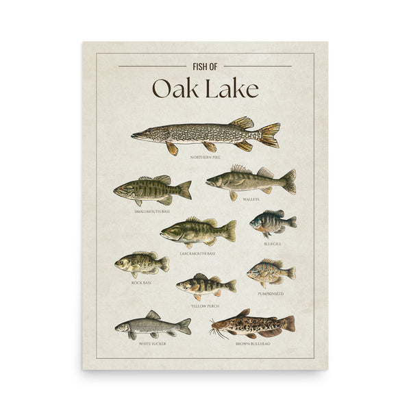 Oak Lake Print