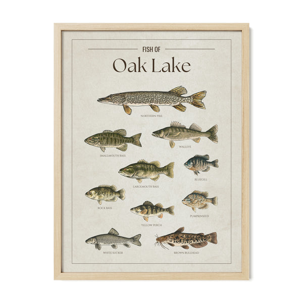 Oak Lake Print