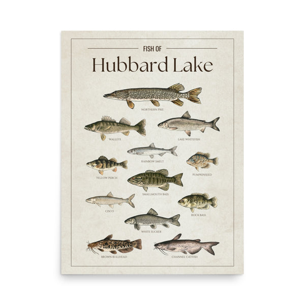 Hubbard Lake Print