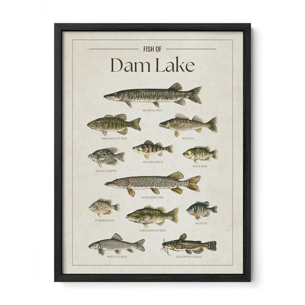 Dam Lake Print