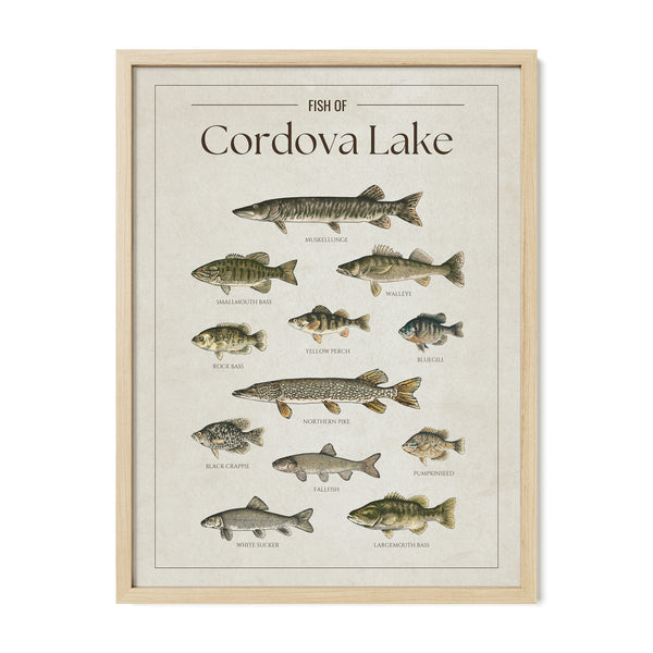 Cordova Lake Print