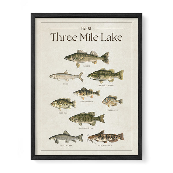 Three Mile Lake Print