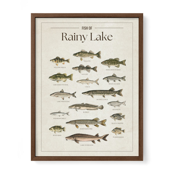 Rainy Lake Print