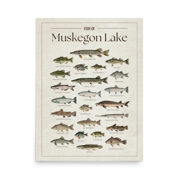 Muskegon Lake Print