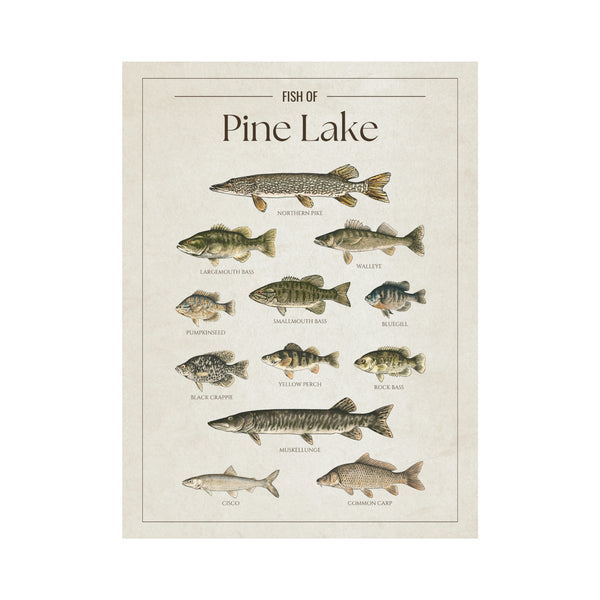 Pine Lake Print