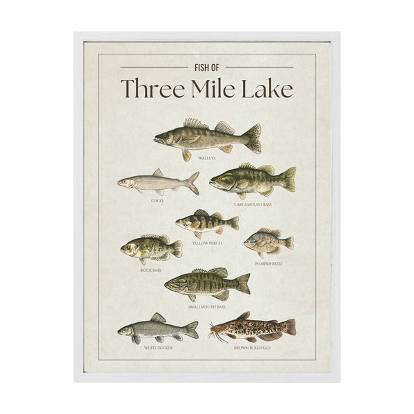 Three Mile Lake Print