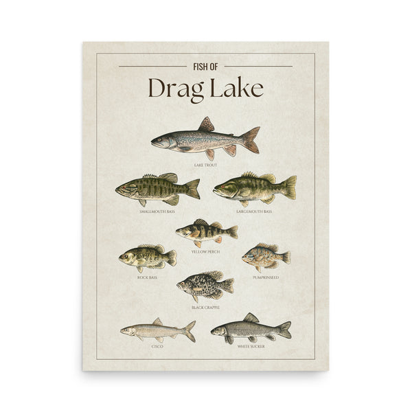 Drag Lake Print