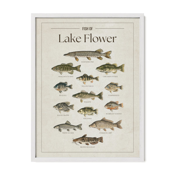 Lake Flower Print