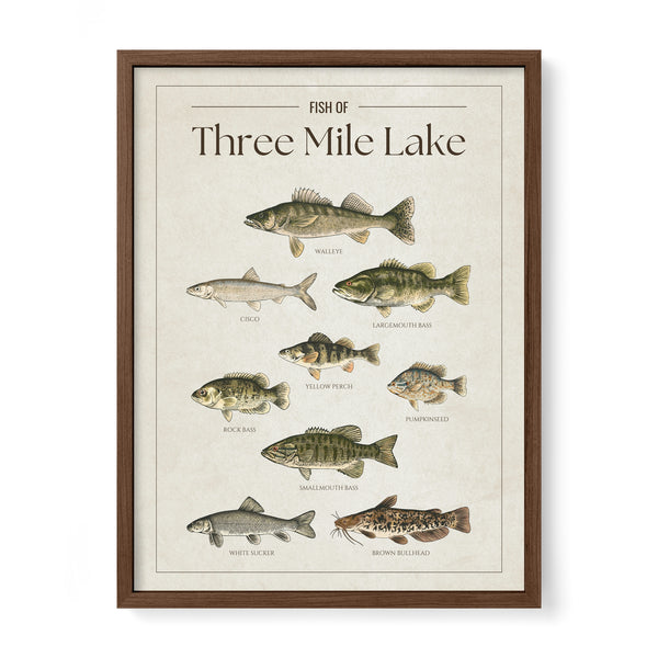 Three Mile Lake Print