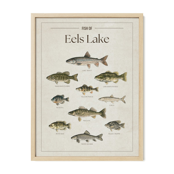 Eels Lake Print