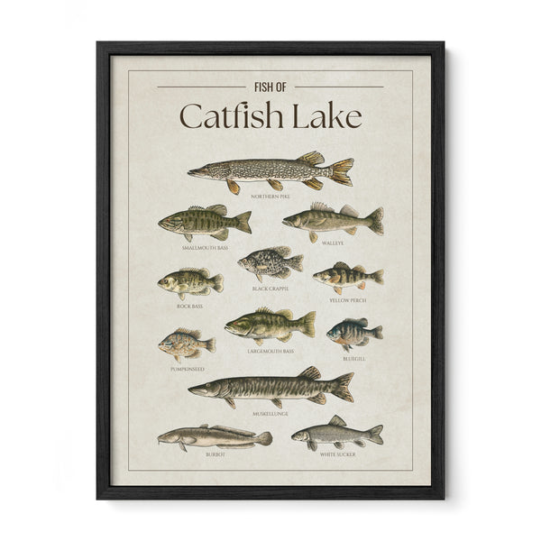 Catfish Lake Print