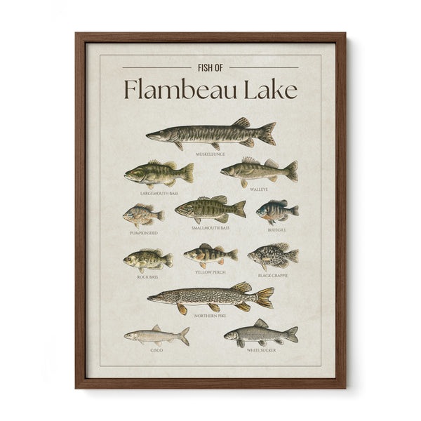 Flambeau Lake Print