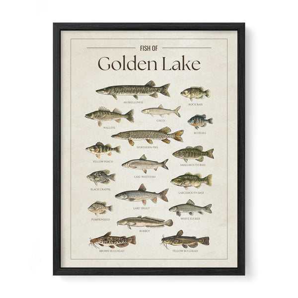 Golden Lake Print