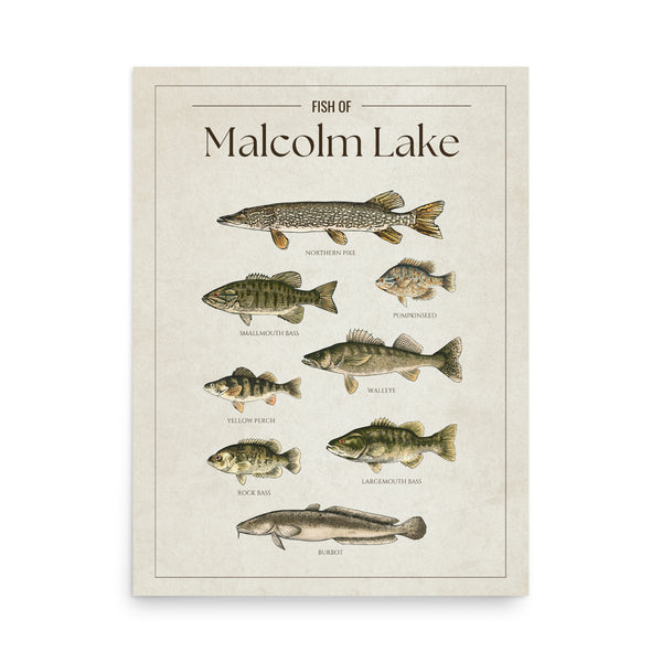 Malcolm Lake Print