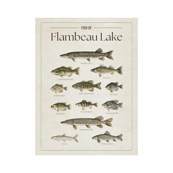 Flambeau Lake Print