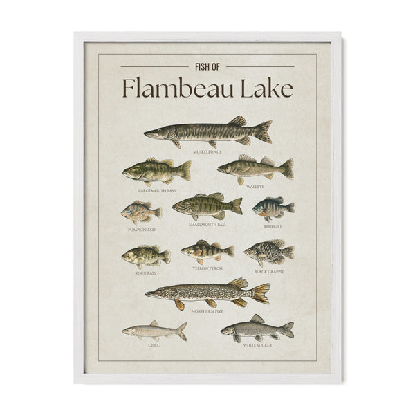 Flambeau Lake Print