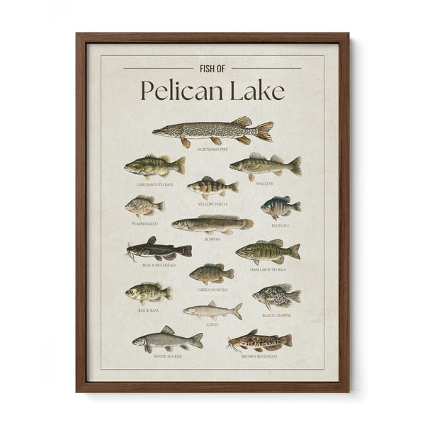 Pelican Lake Print