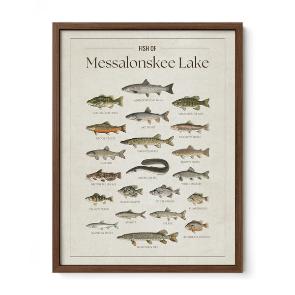 Messalonskee Lake Print