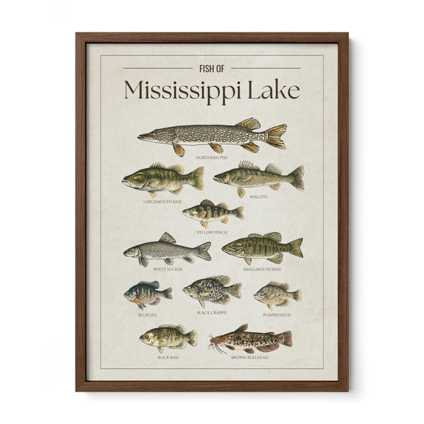 Mississippi Lake Print